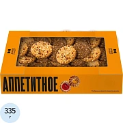 Печенье сдобное Деловой Стандарт Миндальное с шоколадом, 335г