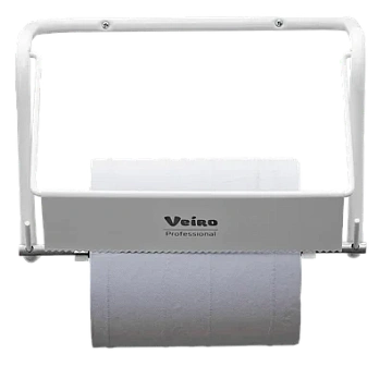 Держатель для протирочных материалов в рулонах Veiro Professional Wipwall настенный, белый, A52201NCS