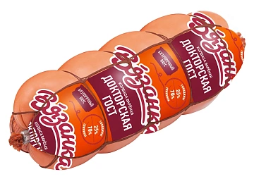 Колбаса Докторская Вязанка вареная ГОСТ, ~1.3кг