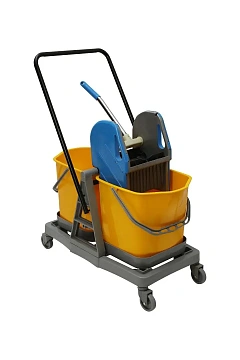 Тележка уборочная Vclean 2х 20л, с отжимом, IN0729