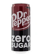 Напиток газированный Dr Pepper Diet Zero безалкогольный, 330мл