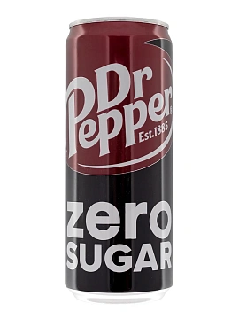 Напиток газированный Dr Pepper Diet Zero безалкогольный, 330мл