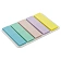 Закладки клейкие пастельные BRAUBERG MACAROON 45х12 мм, 100 штук (5 цветов х 20 листов), 115212