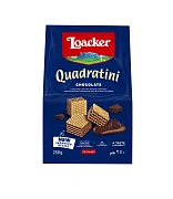 Вафли Loacker Квадратини Шоколад, 250г