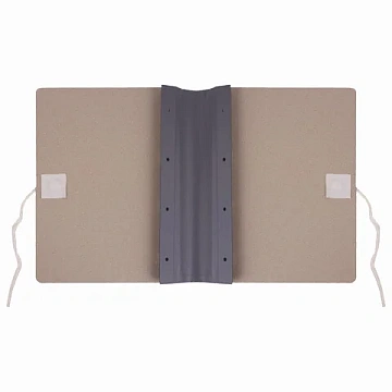 Папка архивная для переплета 'Форма 21' 80 мм, с гребешками, 4 отверстия, завязки, STAFF, 112172