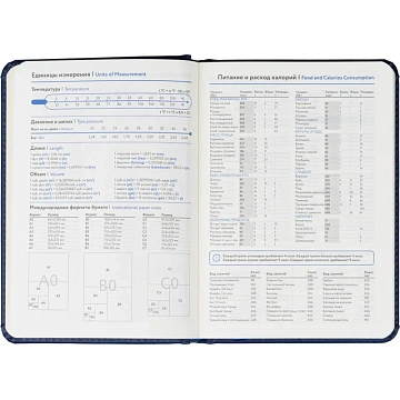 Ежедневник недатированный ATTACHE Classic А6, 136л, синий