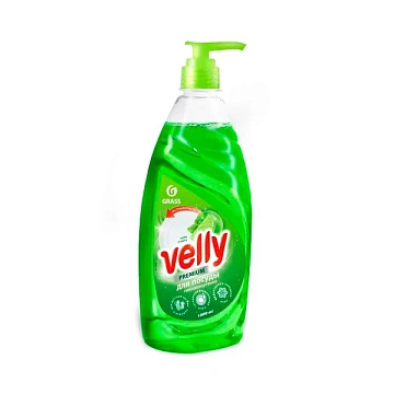 Гель для мытья посуды Grass Velly Premium 1л, Лайм и мята, 125424