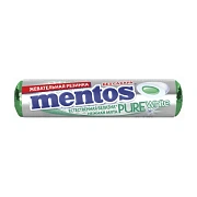 Жевательная резинка Mentos Pure White Ролл Нежная мята, 15.5г