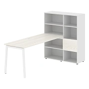 Рабочая станция ELRST 1117 Ясень Траун/Белый 2190х1120х1355 EDIS