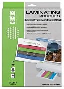 Пленка для ламинирования Cactus CS-LPGA412525 125мкм, 25шт, 216x303мм, глянцевая