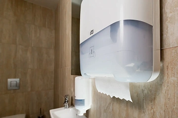 Бумажные полотенца Tellus (tork) Advanced H1 2 слоя, рулон 150м, белые, 120067