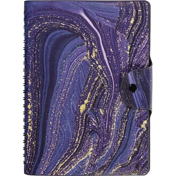 Ежедневник недатированный Fluid Attache Selection фиолет. 140х200 мм,192с