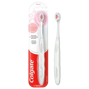 Зубная щетка Colgate Cushion Clean мягкая, розовая