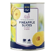 METRO Chef Ананас кольцами в сиропе, 560г