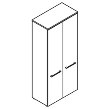 Гардероб Skyland Dioni DCW 85, венге магия, 892х470х1950мм, с обвязкой