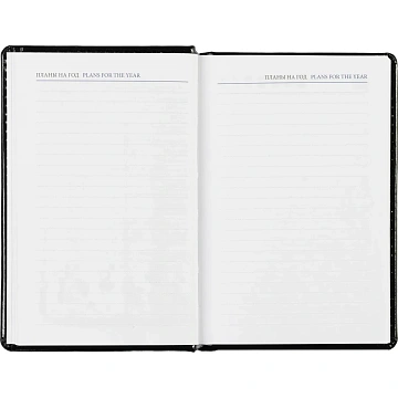 Ежедневник недатированный черн, А6, 100x150, 320стр, Agenda