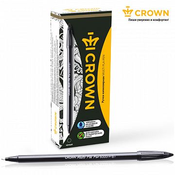 Ручка капиллярная Crown 'MultiPla' черная, 0,3мм