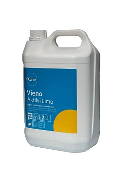 Универсальное моющее средство Kiilto Vieno Aktiivi Lime 5л, с ароматом лайма, для водостойких поверхностей, T7504.005