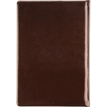 Ежедневник недатированный Attache Selection Gloss, А5,160л., корич,нат.кожа