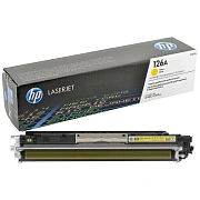 Картридж лазерный HP 126A CE312A жел. для LJ CP1025