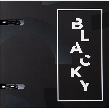 Ежедневник недатированный на кольцах Attache, 136л., 80г/м3, Blacky