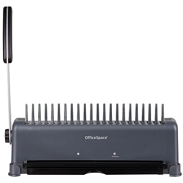 Брошюровщик OfficeSpace BM124 'Perfect bind' для пластиковых пружин, пробивает 12л., сшивает 450л.