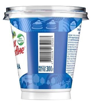 Сметана Домик в деревне 15%, 300г