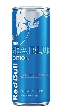 Энергетический напиток Red Bull Sea Blue с иргой, 250мл
