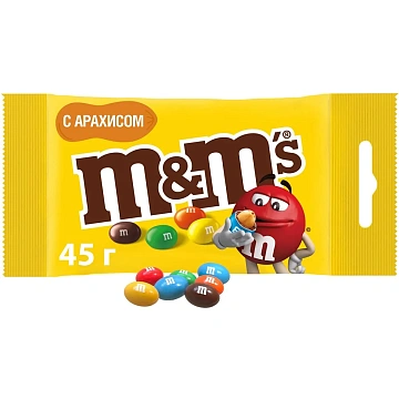 Драже M&m's Арахис, 45г