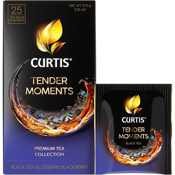 Чай Curtis Tender Moments, черный, 25 пакетиков