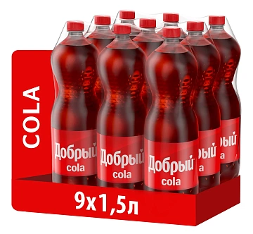Напиток Добрый Кола газированный, 1.5л