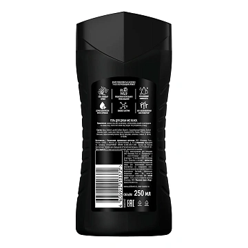 Гель для душа Акс Black мужской, 250мл