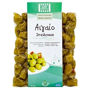 Оливки Just Greece Эгейские c ароматом лимона и диких трав, 500г