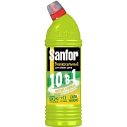Универсальное чистящее средство SANFOR Универсал лимонная свежесть,1 кг