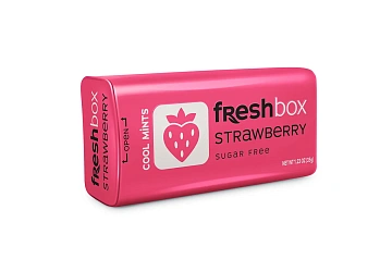 Драже Freshbox Клубника без сахара, 35г