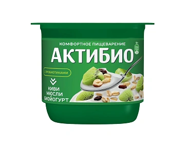 Йогурт Актибио мюсли-киви 3%, 130г