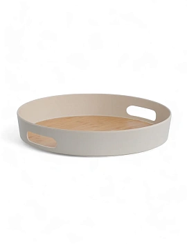 Поднос Domenik Real Bamboo круглый, 30см