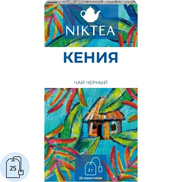 Чай NIKTEA Кения Сапфир черн. 25 пакx2гр/уп