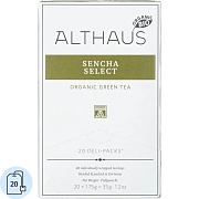 Чай ALTHAUS 'Sencha Select' зеленый, 20 пакетиков в конвертах по 1,75 г, ГЕРМАНИЯ, TALTHB-DP0033