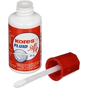 Корректирующая жидкость KORES Soft Tip FLUID 25мл на быстросохн осн, апплик