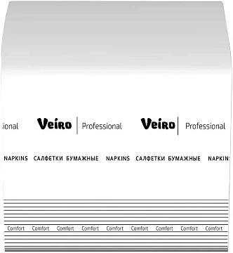 Диспенсерные салфетки Veiro Professional Comfort белые, 16.2х21см, 2 слоя, 220шт