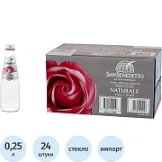 Вода минеральная San Benedetto негазированная 250 мл стекло