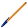 Ручка шариковая STAFF 'Basic Orange BP-01', письмо 750 метров, СИНЯЯ, длина корпуса 14 см, узел 1 мм, 143740