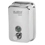 Дозатор для жидкого мыла LAIMA PROFESSIONAL INOX (гарантия 3 года), 0,5 л, нержавеющая сталь, зеркальный, 605394