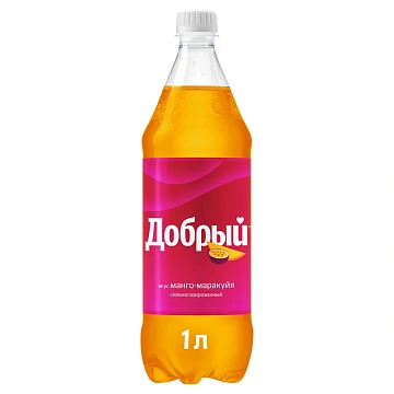 Напиток газированный Добрый манго-маракуйя, 1л