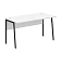 Стол прямой СП-3P Белый/Антрацит 1400х720х755 IMAGO PLUS