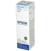 Чернила EPSON 673 (T6735) для СНПЧ Epson L800/L805/L810/L850/L1800, светло-голубые, ОРИГИНАЛЬНЫЕ, C1