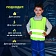 Жилет сигн.детск.Тип1Д,цв.лимон(р.30-34/7-12лет)