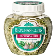 Соль С чесноком и зеленью, 400г, банка