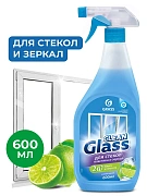 Средство для мытья стекол и зеркал 600 мл, GRASS CLEAN GLASS 'Голубая лагуна', 125247